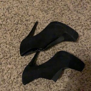 BCBGeneration booties black size 10 . Worn them once